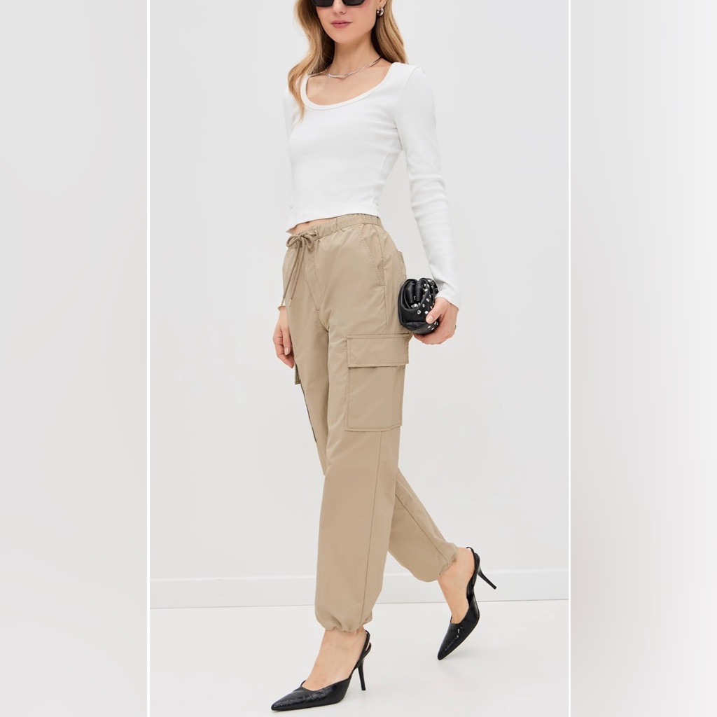 Pistola Jade Cargo Trouser In Hazel Size Xs